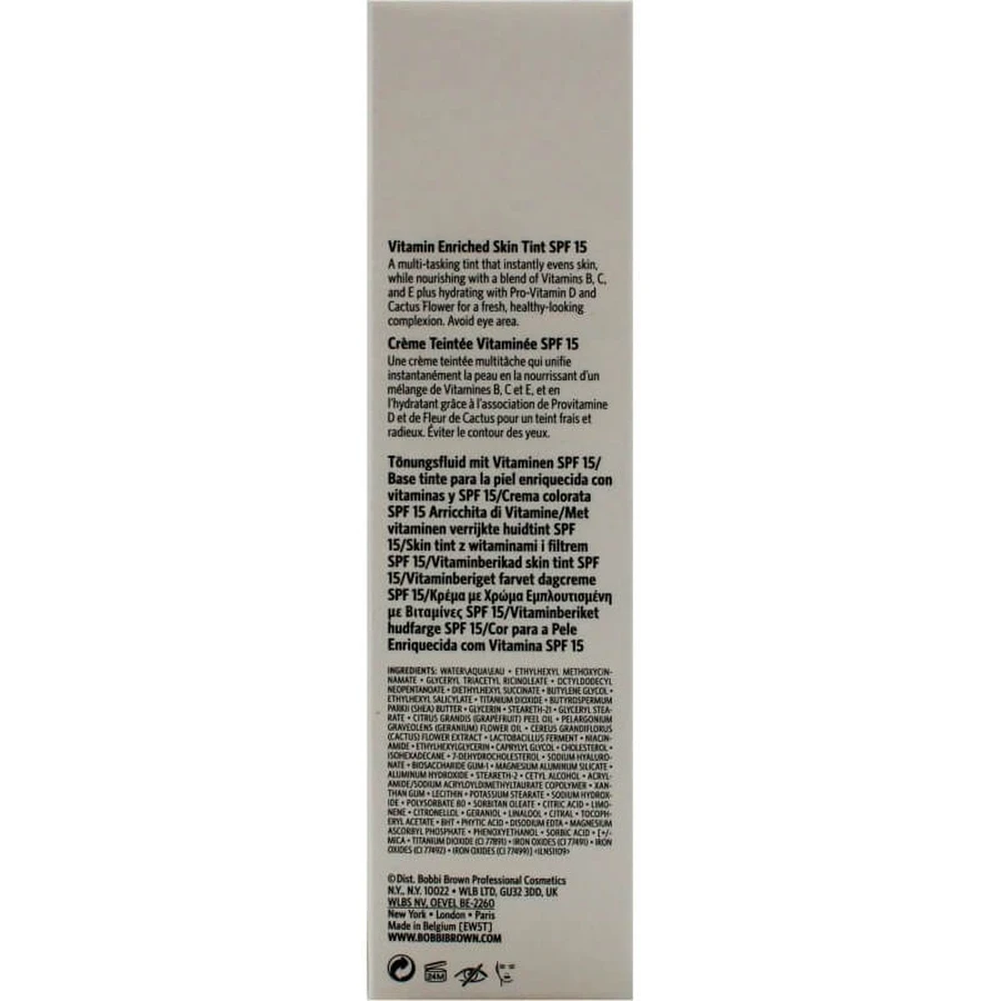 Bobbi brown Vitamin enriched skin tint - crema colorata spf 15 con vitamine 50 ml - fair 2