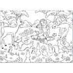 Lisciani Maxi dubbelzijdige puzzel, 60 stukjes, Sneeuwwitje 46577