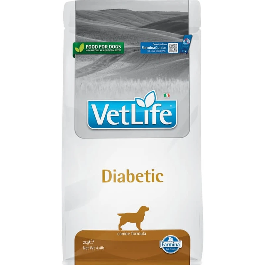 Farmina Vet Life Diabetic - Compleet dieetvoer voor honden met diabetes en overgewicht, 2 kg