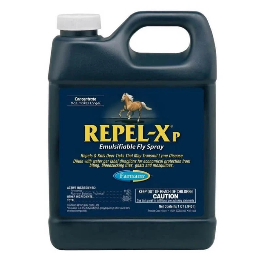 Farnam Repel-xp - insettorepellente concentrato a bassa tossicità per cavalli contro mosche e tafani 946 ml