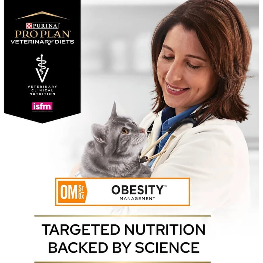 Purina Pro Plan Diet cu pui – hrană dietetică completă pentru pisici adulte, destinată reducerii greutății corporale, 850 g