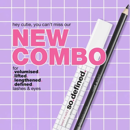 Wet n Wild So Defined Volumizing + Defining Mascara with Color Icon Kohl Eyeliner Pencil