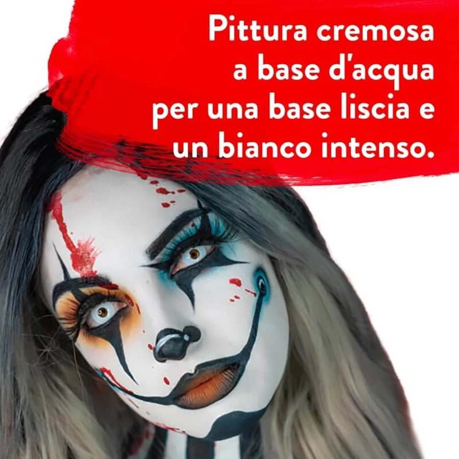 Maquillage de clown blanc Snazaroo, 250 ml
