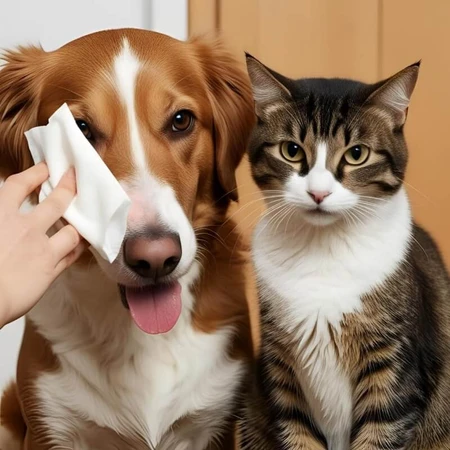 Farmaline 40 Duft-Reinigungstücher für Hunde, Katzen und Haustiere