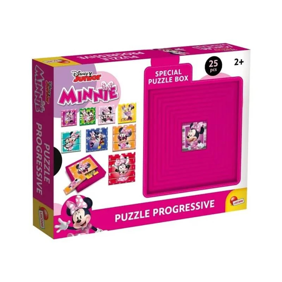 Lisciani Disney Junior Minnie - Progressieve puzzels 2+
