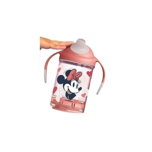 Disney Minnie Mouse - Non-Spill Training Cup with Soft Spout and Ergonomic Handles, 240 ml