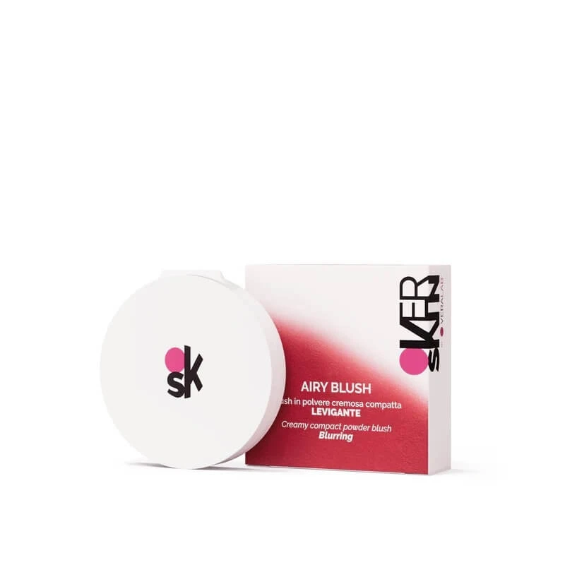 Veralab Airy Blush - Gladmakende, romige compacte poederblush nr. 05 Blooming Red