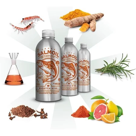 Necon Pet Food Necon Salmon Recipe No. 2 - Complementary Food for Dogs and Cats, 950 ml