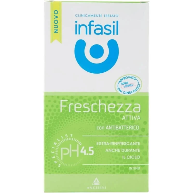 Infasil Active Freshness pH 4,5 - Extra verfrissende intieme reiniger 200 ml