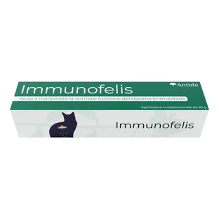 Antide srl Immunofelis Paste - Complementary Cat Food, 30 g