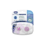 Chicco Physio Light Lumi 2-6 mois - 2 tétines en silicone - couleurs assorties
