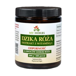 My Herbs Dzika Róża Ekstrakt, proszek, 200 g