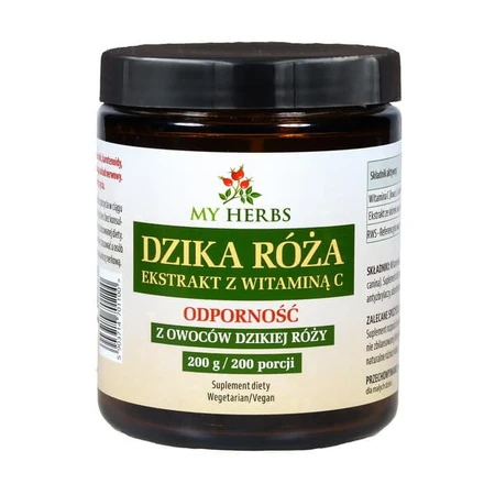 My Herbs Dzika Róża Ekstrakt, proszek, 200 g: ceny i cechy