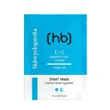 Skincyclopedia, feuchtigkeitsspendende Gesichtsmaske mit Hyaluronsäure und Vitamin B5, 20 ml