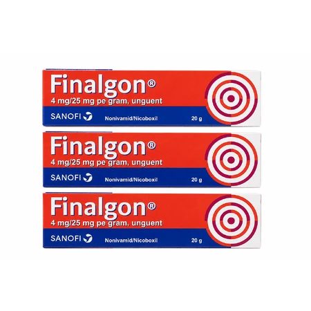 FINALGON 4mg/25mg per gram, ointment 3x20 g, Sanofi 
