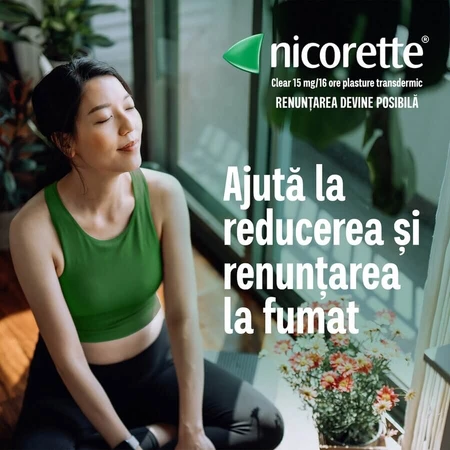 Nicorette Clear 15 mg, 4 x 7 patches, McNeil