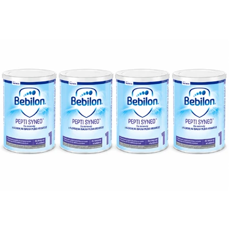 Bebilon Pepti 1 Syneo en polvo, desde el nacimiento, 4 x 400 g