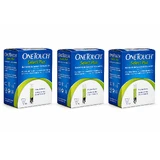 OneTouch Select Plus Blutzucker-Teststreifen, 3 x 50 Streifen, Lifescan