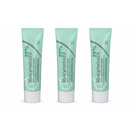 Niacynobaza 25% geconcentreerd serum met niacinamide, voor gezicht en lichaam, 3x30 g, Farmapol