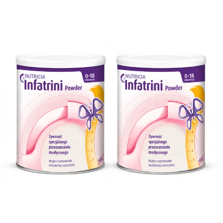 Infatrini poedermelk voor zuigelingen, vanaf de geboorte, 2 x 400 g, Nutricia