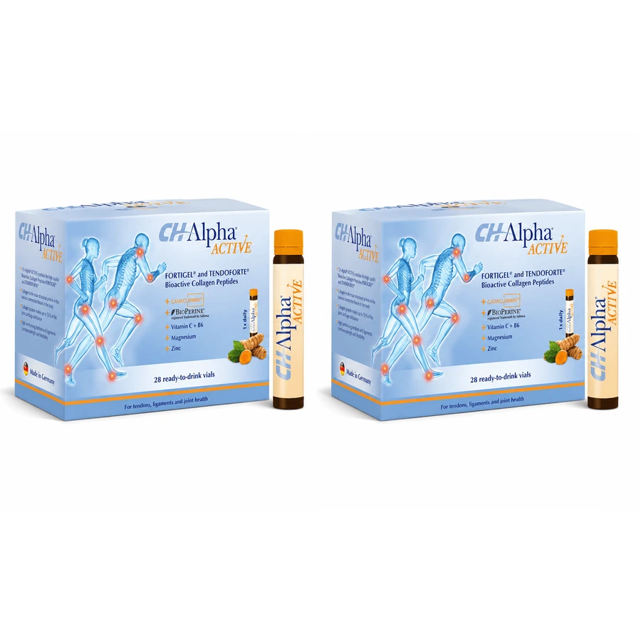 CH Alpha Active - 4-in-1 collageenformule, 2x28 orale ampullen, Gelita Health