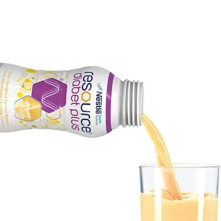 Resource Diabet Plus, Vanillegeschmack, 16 x 200 ml, Nestlé