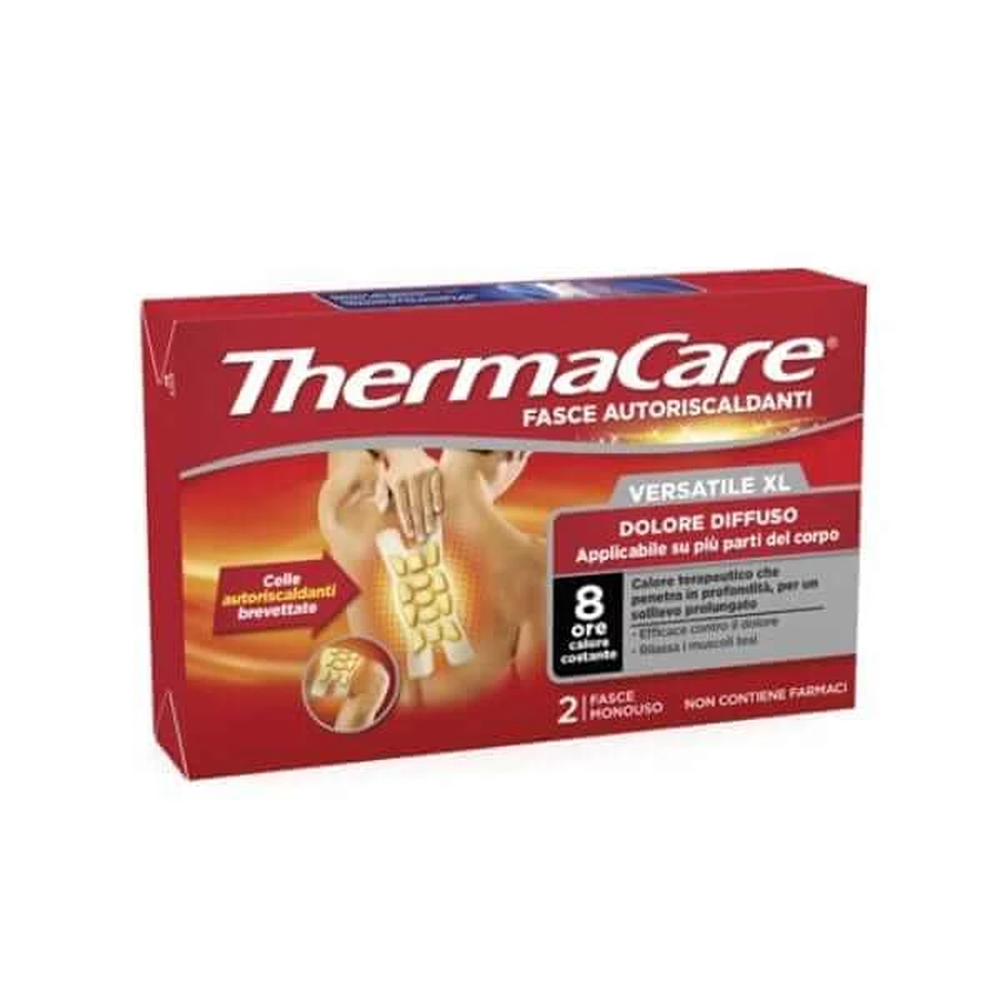 THERMACARE 2x2 Versatile XL Heat Patches for Widespread Pain