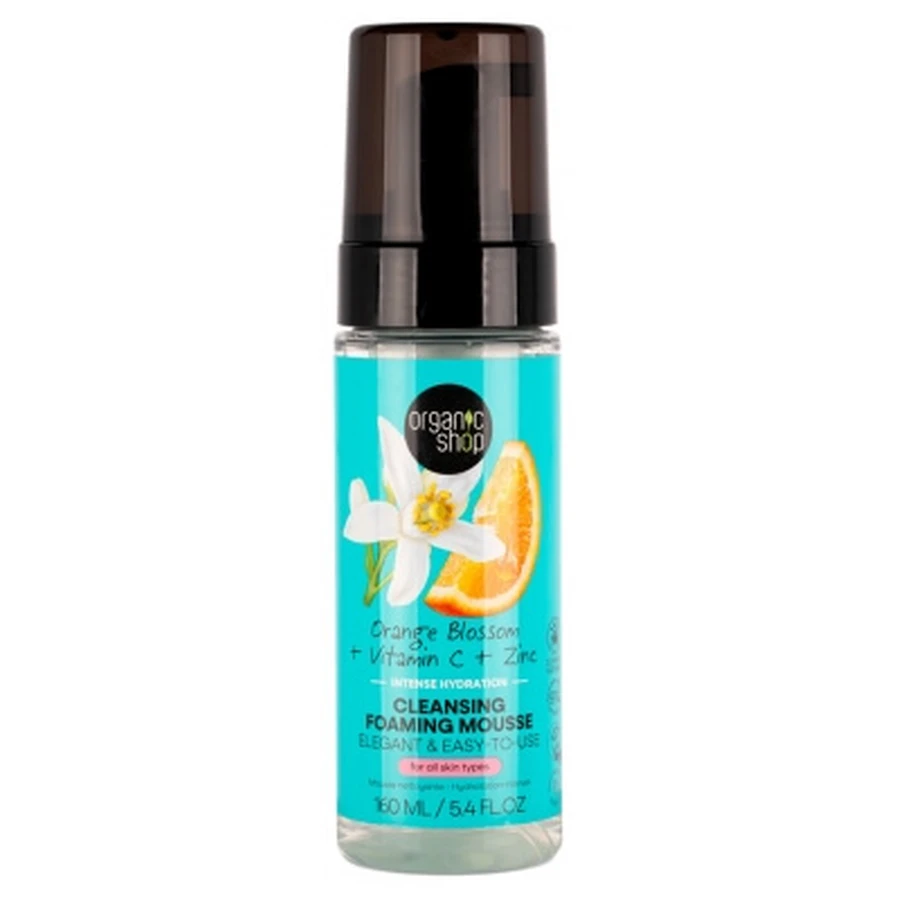 Organic Shop Reinigingsschuim met oranjebloesem 160 ml