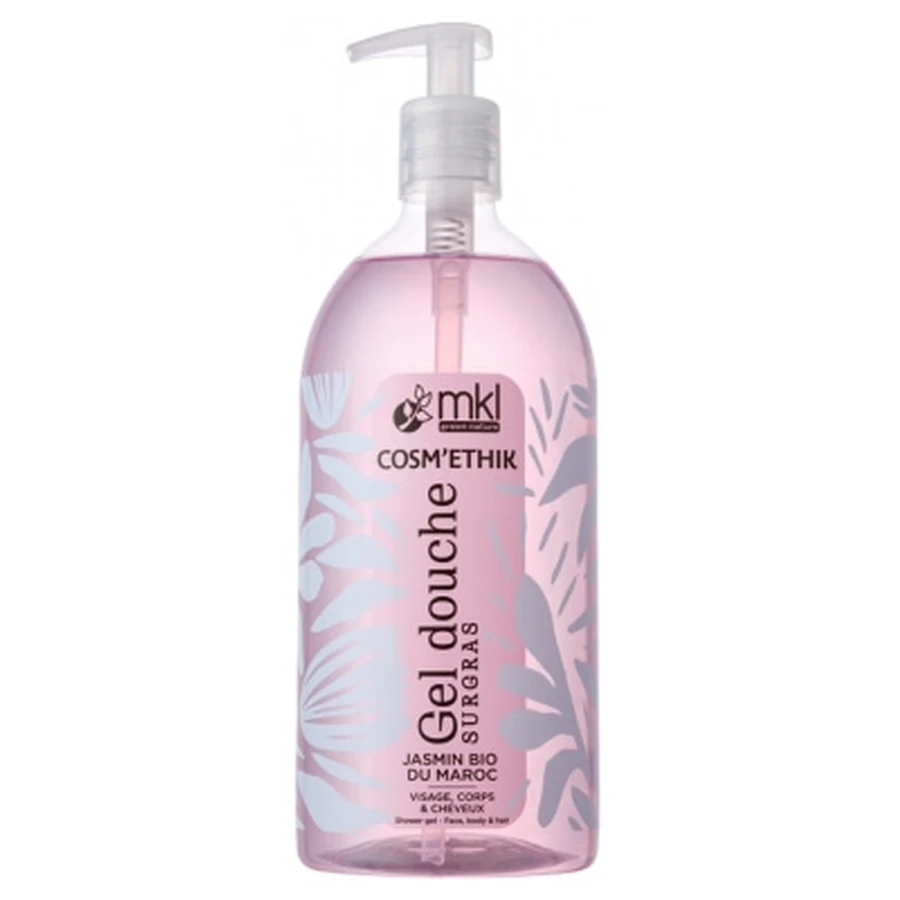 MKL Green Nature Cosm'Ethik Gel de duș hidratant cu iasomie organică din Maroc 1 L