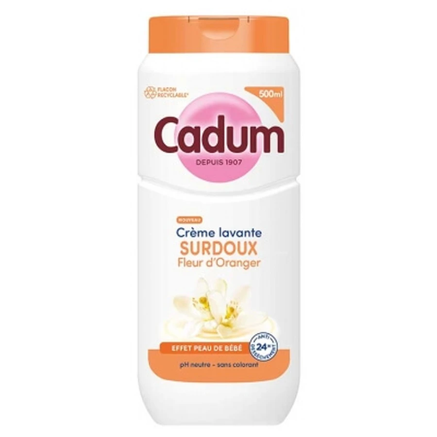 Cadum Ultra-Gentle Orange Blossom Cleansing Cream, 500 ml