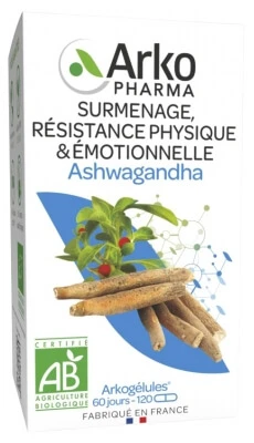 Arkopharma Arkogélules Biologische Ashwagandha 120 capsules