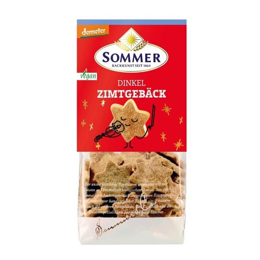 Biologische en Demeter speltkoekjes met kaneel, 150g, Sommer