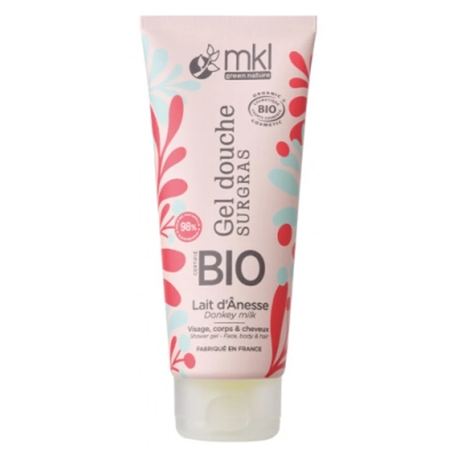 MKL Green Nature Ultra-feuchtigkeitsspendendes Duschgel mit Bio-Eselmilch, 200 ml
