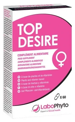 Labophyto TopDesire 60 plantaardige capsules
