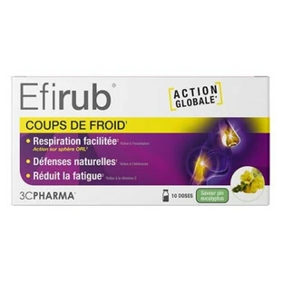 3C Pharma Efirub per il raffreddore, 10 bustine monodose