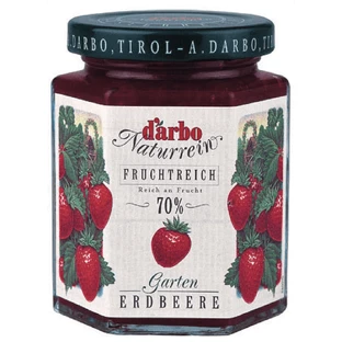Marmellata di fragole con il 70% di frutta, 200 g, Darbo