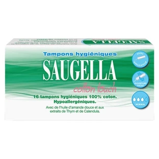 Saugella Cotton Touch 16 tampons, normaal