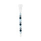 Speenketting van silicone, blauw, Nattou