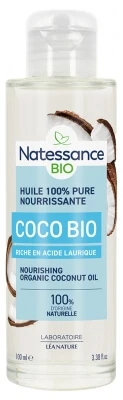 Natessance biologische kokosolie 100 ml