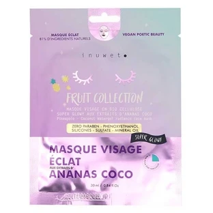 Inuwet Fruit Collection Gesichtsmaske „Pineapple-Coconut Radiance“ 30 ml