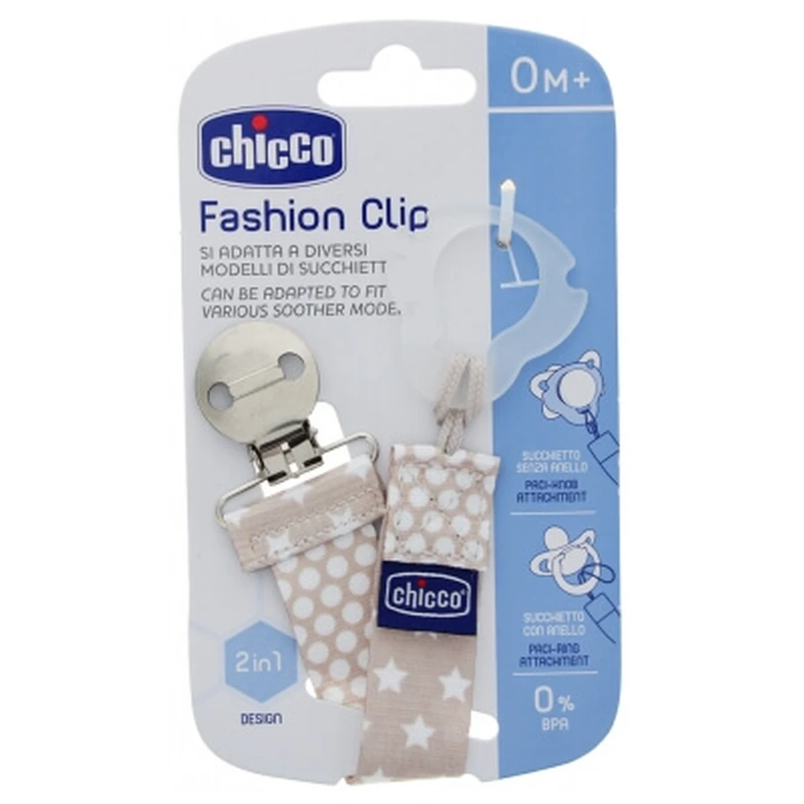 Colgador de chupete 2 en 1 «Ribbon» de Chicco, a partir de los 0 meses