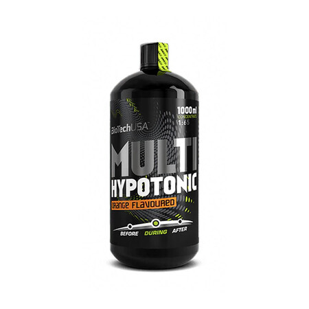 Multi Hypotone met sinaasappelsmaak, 1000 ml, BioTech USA