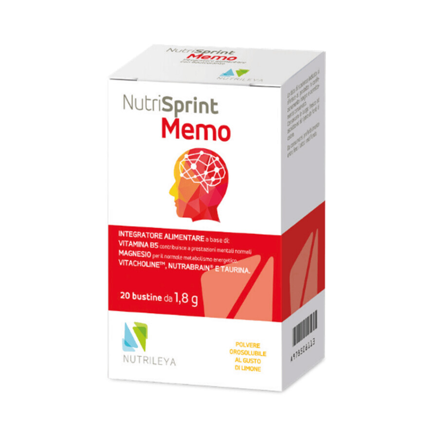 Nutrisprint Memo, 20 sachets, Nutrileya