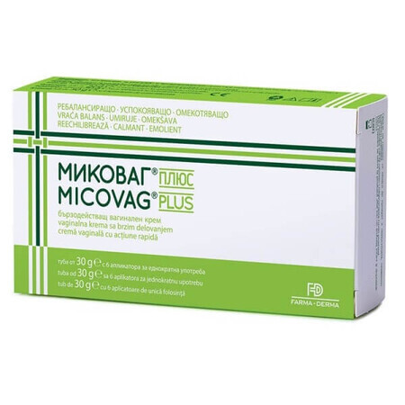 Micovag Plus crème, 30 g, Farma Derma