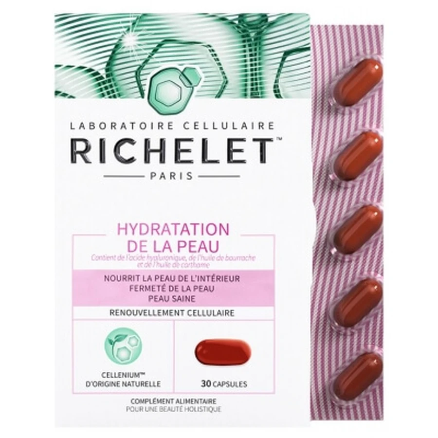 Richelet Hidratación cutánea, 30 cápsulas