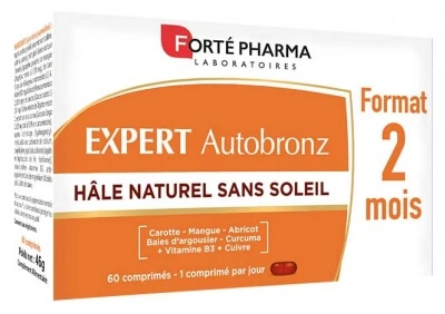 Forté Pharma Expert Zelfbruiner, 60 tabletten