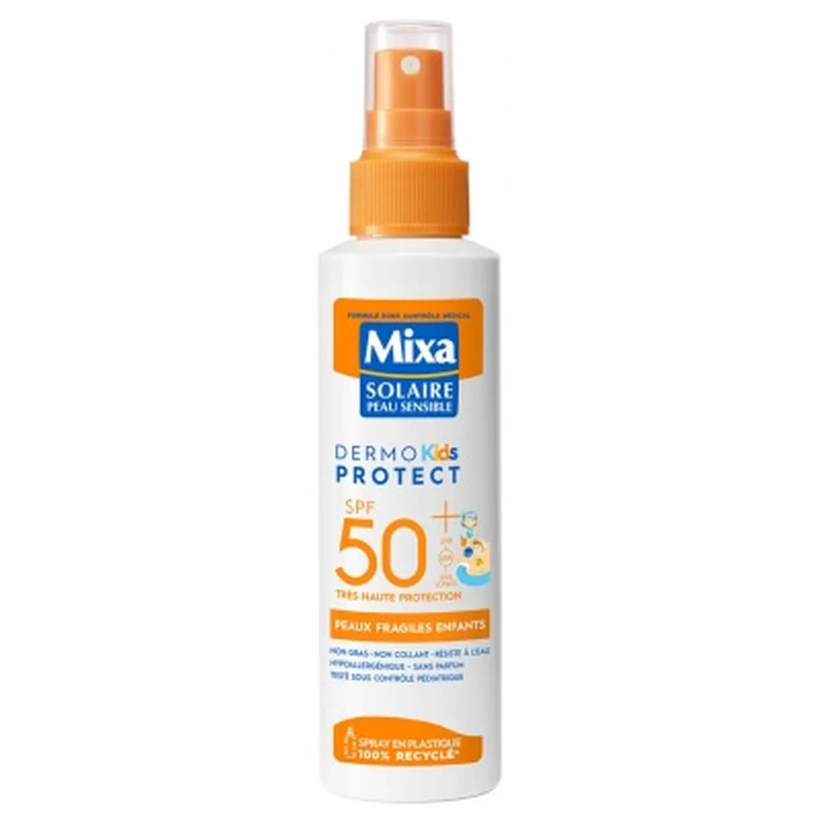 Mixa Dermo Kids Protect Spray Solaire Peaux Fragiles Enfants SPF50+ 175 ml