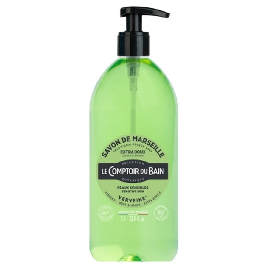 Le Comptoir du Bain Marseille-Seife mit Verbena, 1 l