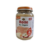 Apple and banana puree with spelt wheat, 190 g, Holle