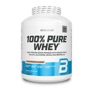 100% Pure Whey BioTech USA, Cookies&Cream, 2270 g